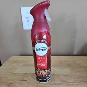 1 Febreze Air BAKED CINNAMON APPLES Non-Aerosol Room Spray Freshener 8.8 oz